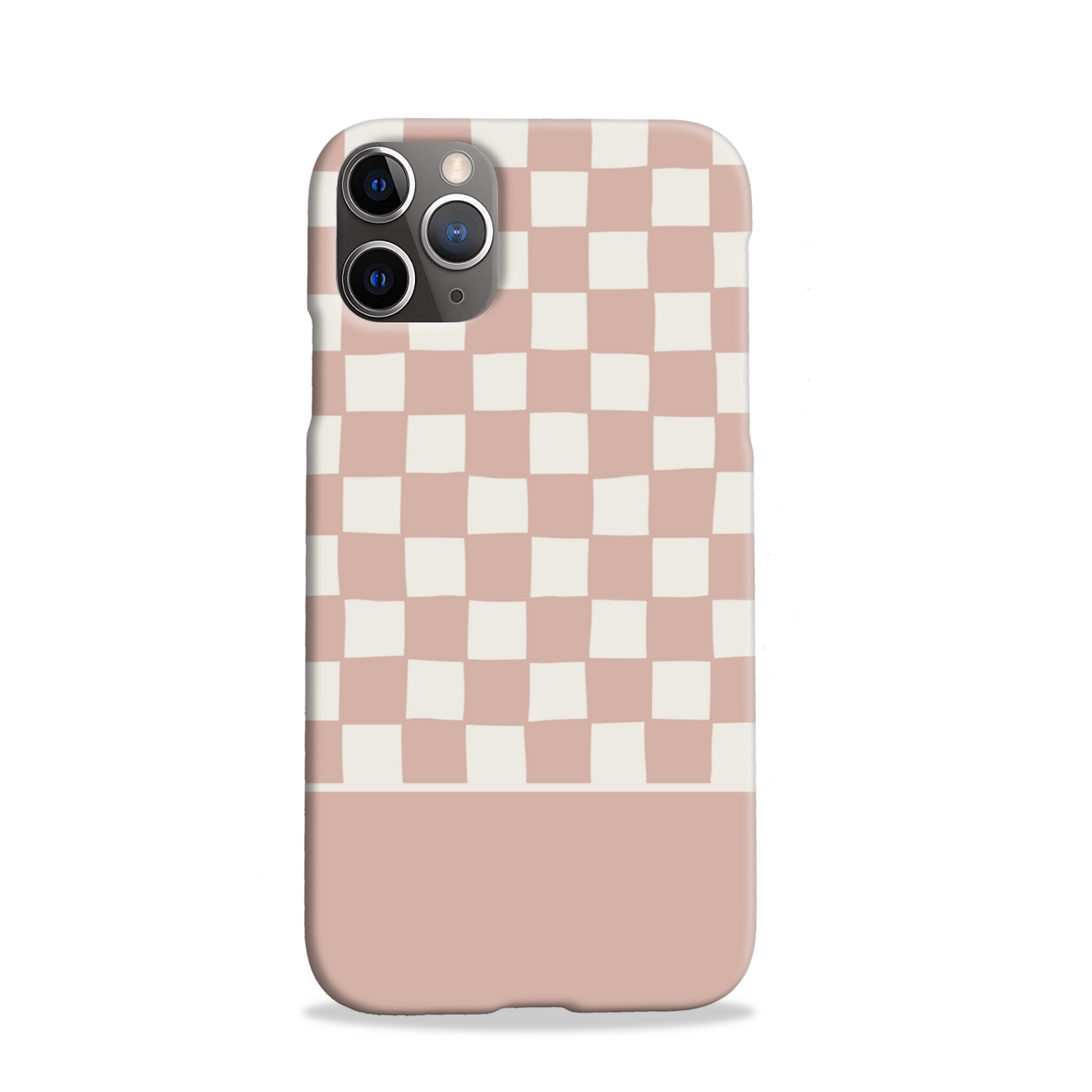 Pink Wobbly Check Slim Phone Case