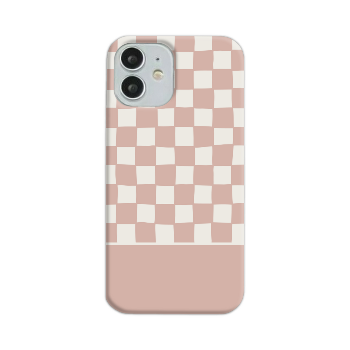 Pink Wobbly Check Slim Phone Case