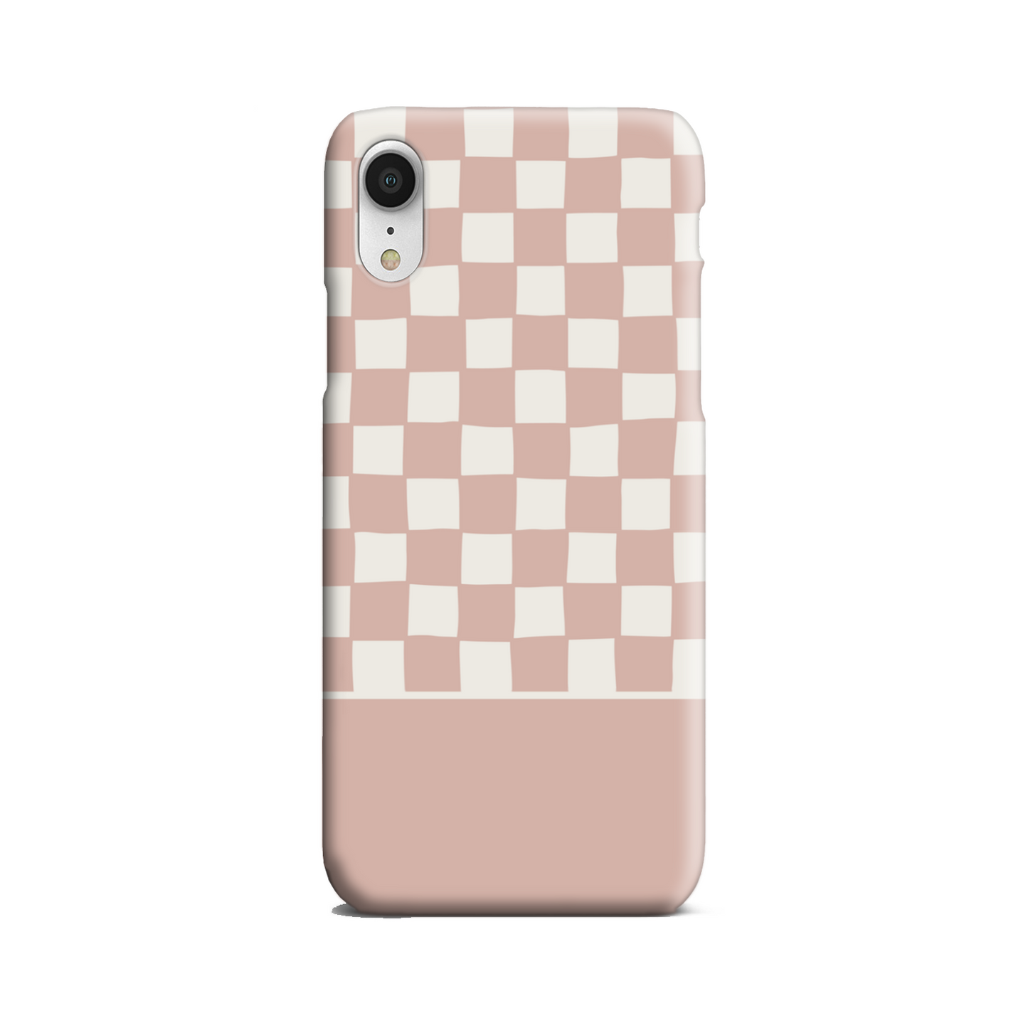 Pink Wobbly Check Slim Phone Case