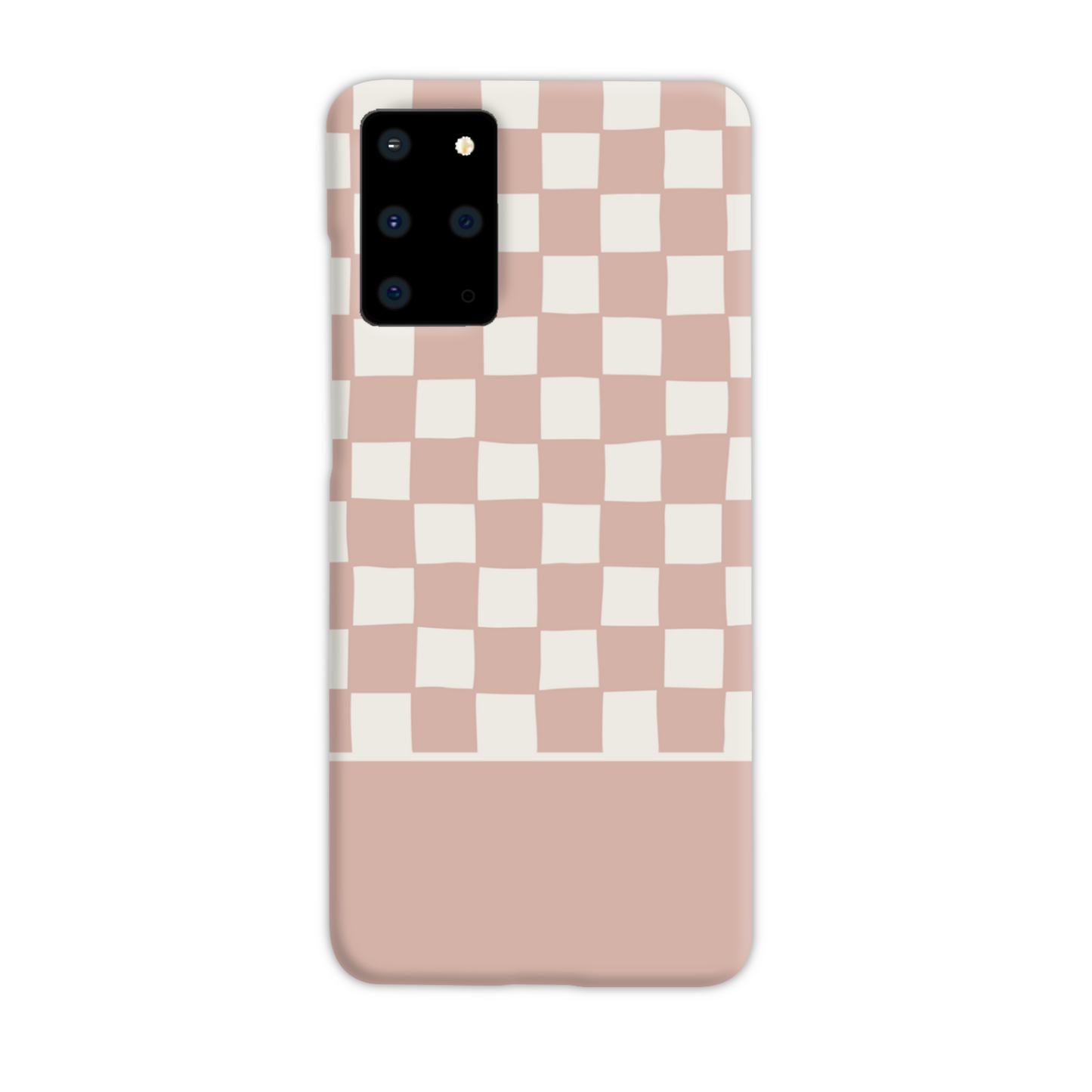 Pink Wobbly Check Slim Phone Case