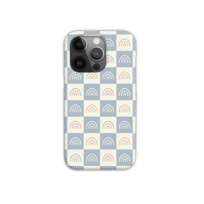 Rainbow Check Slim Phone Case