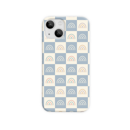 Rainbow Check Slim Phone Case