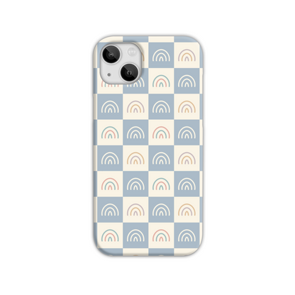 Rainbow Check Slim Phone Case