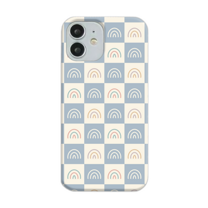 Rainbow Check Slim Phone Case