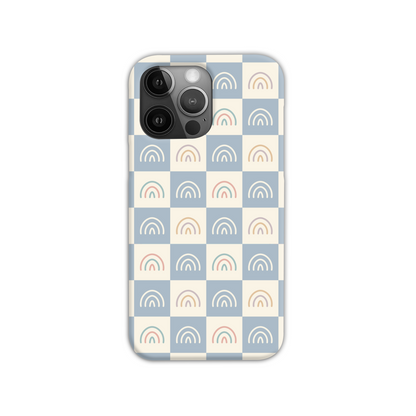 Rainbow Check Slim Phone Case