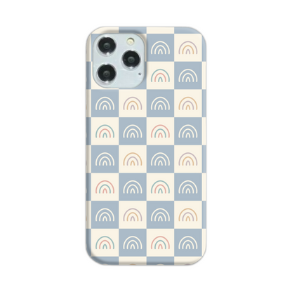 Rainbow Check Slim Phone Case