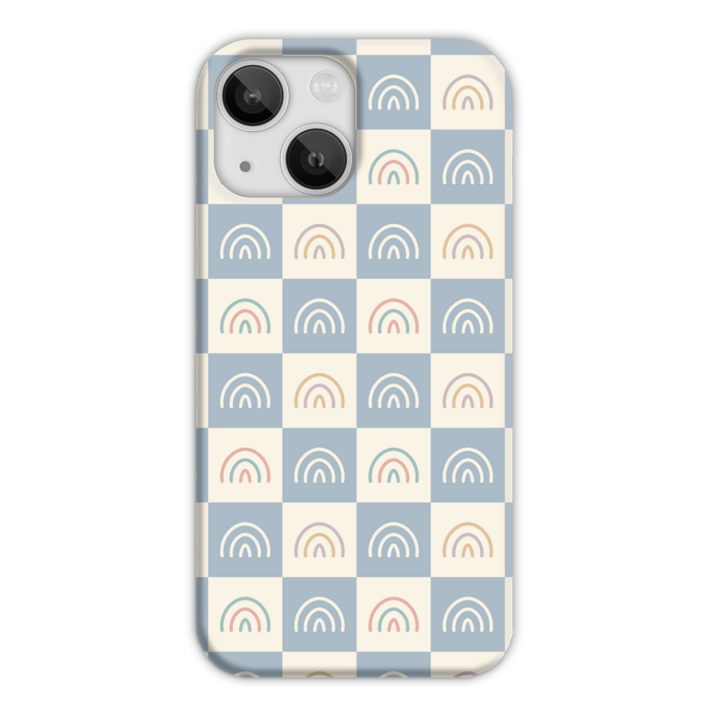 Rainbow Check Slim Phone Case