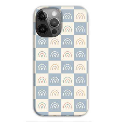 Rainbow Check Slim Phone Case