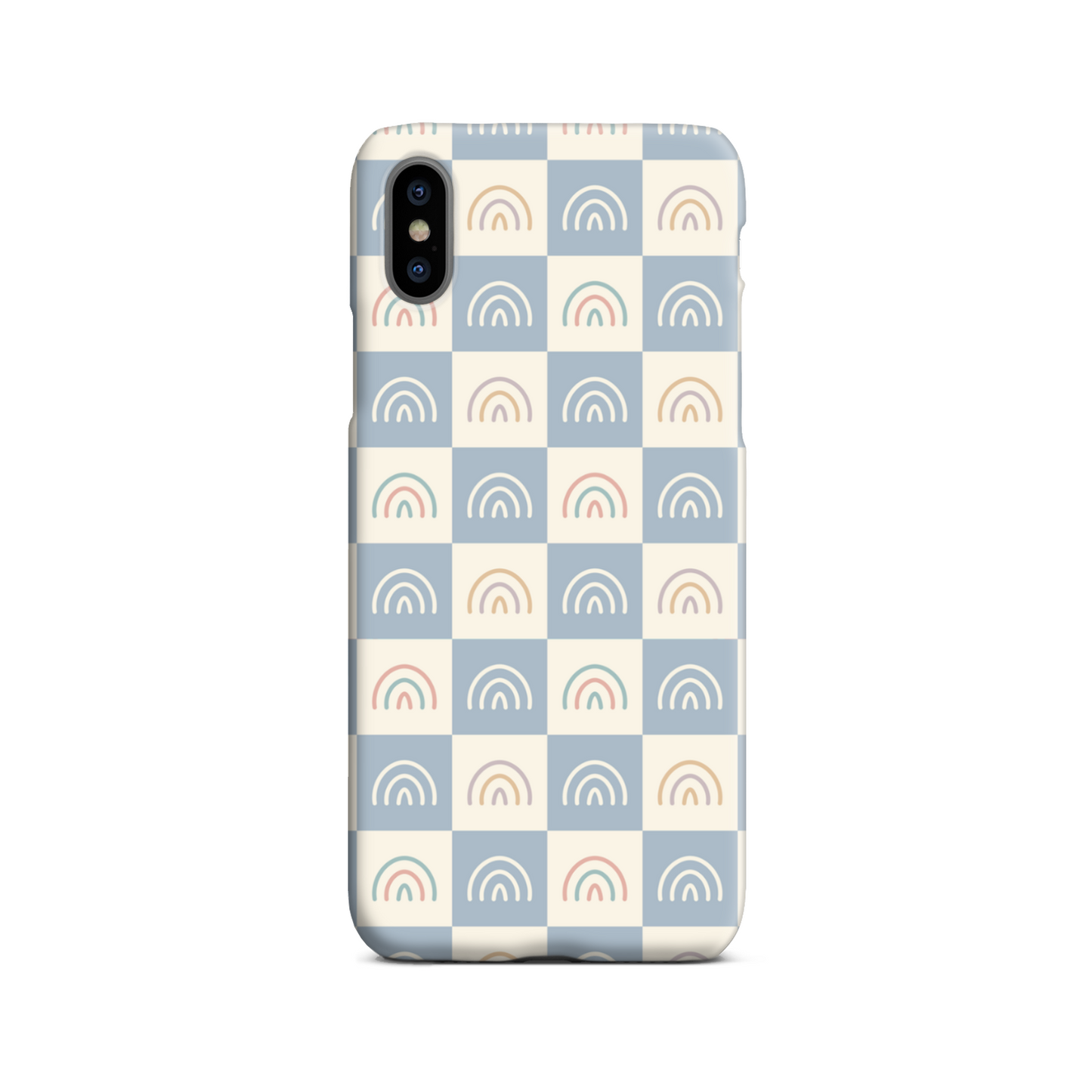 Rainbow Check Slim Phone Case