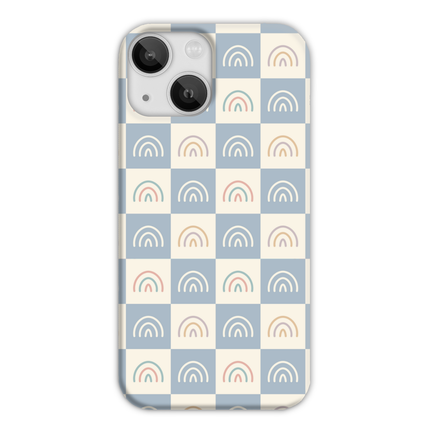 Rainbow Check Slim Phone Case