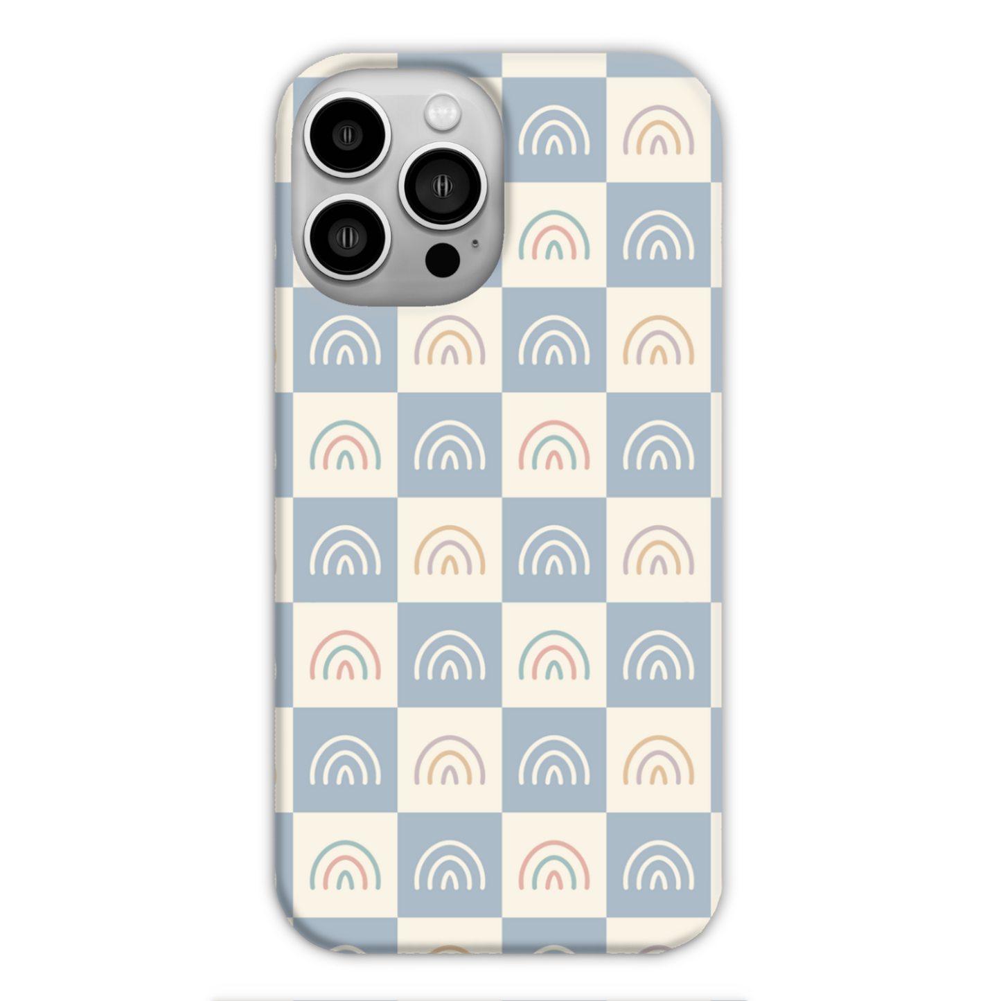 Rainbow Check Slim Phone Case