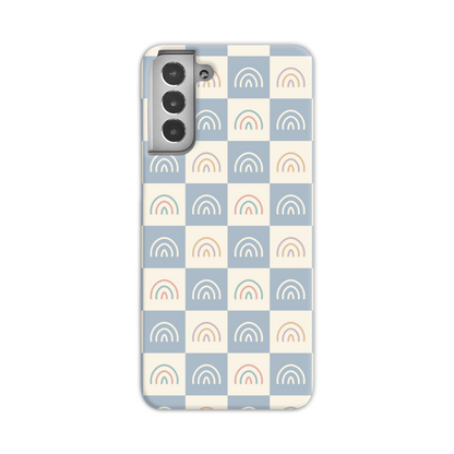 Rainbow Check Slim Phone Case