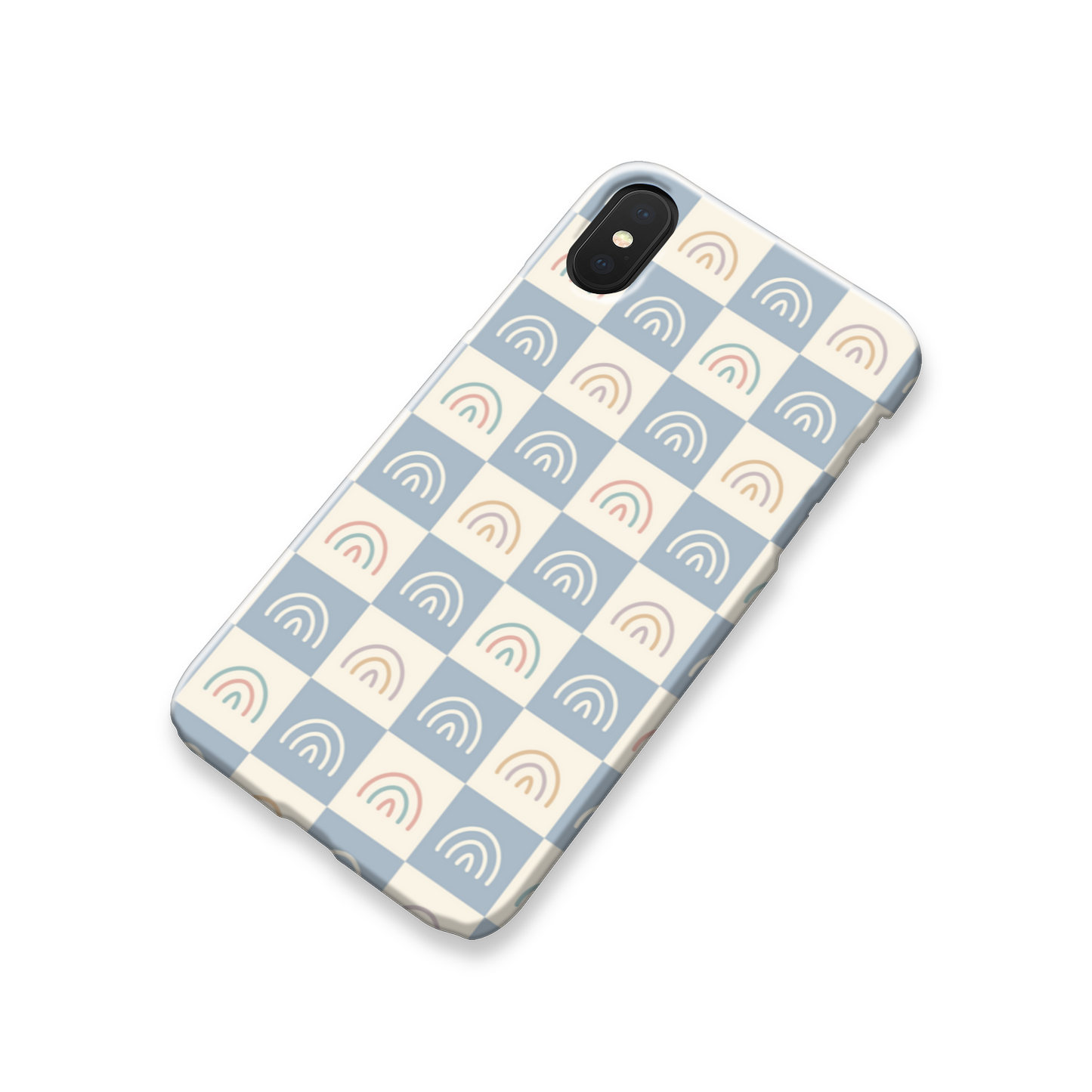 Rainbow Check Slim Phone Case