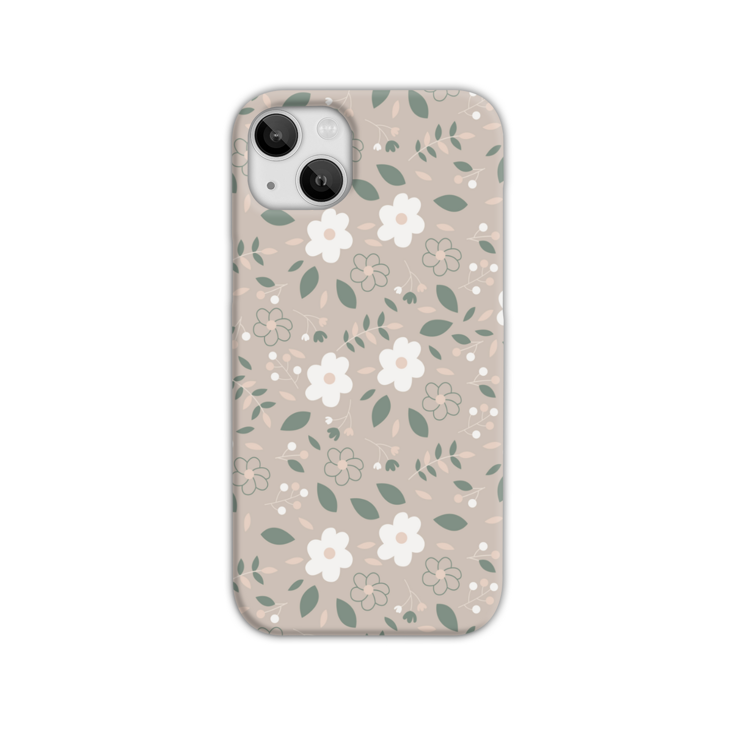 Nude Florals Slim Phone Case