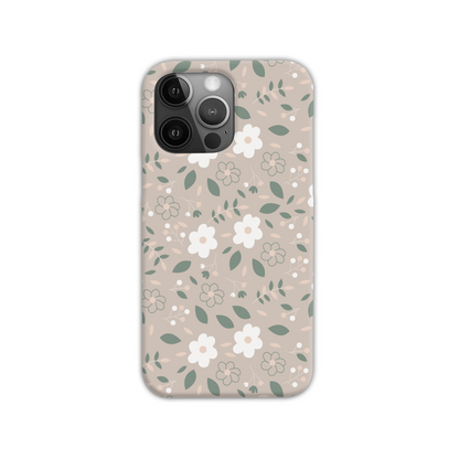 Nude Florals Slim Phone Case