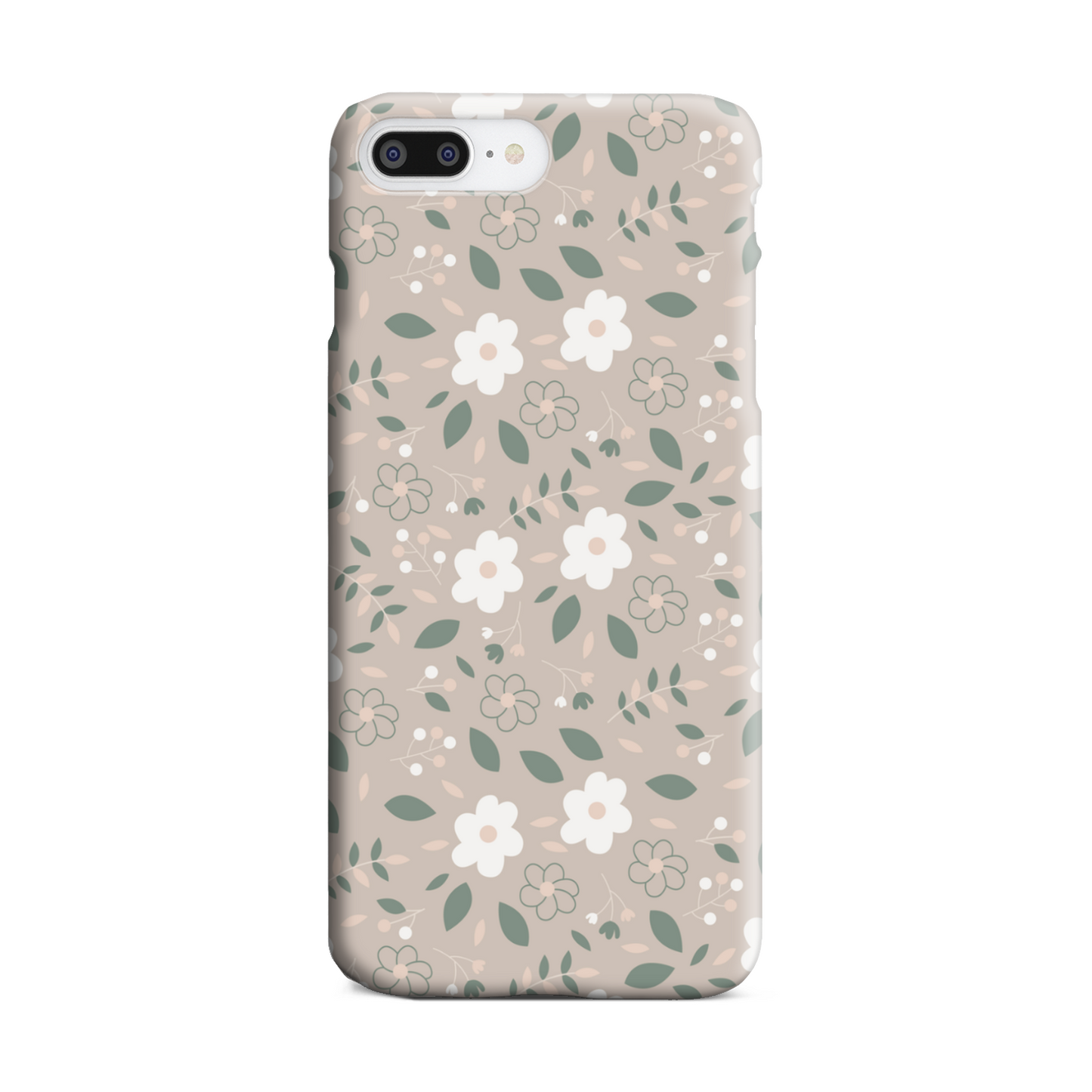 Nude Florals Slim Phone Case