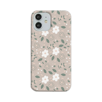 Nude Florals Slim Phone Case