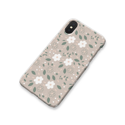 Nude Florals Slim Phone Case