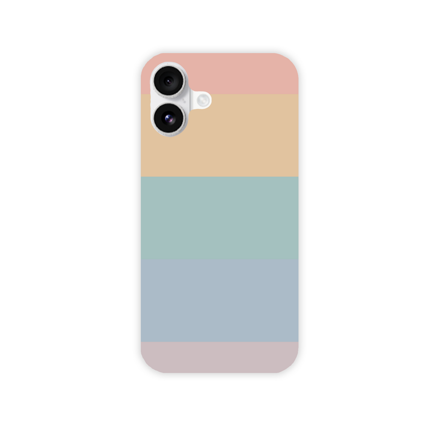 Pastel Rainbow Stripe Slim Phone Case