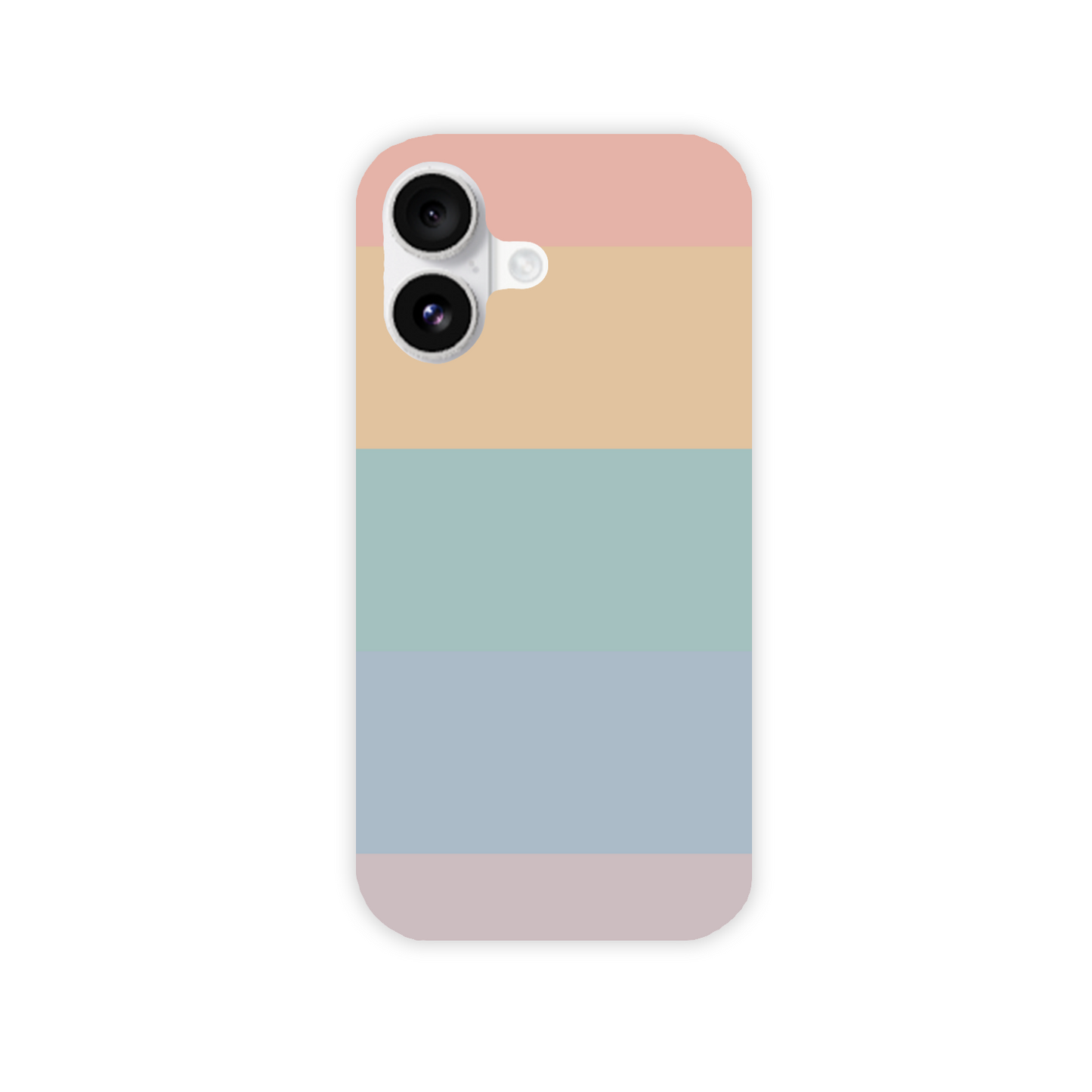 Pastel Rainbow Stripe Slim Phone Case