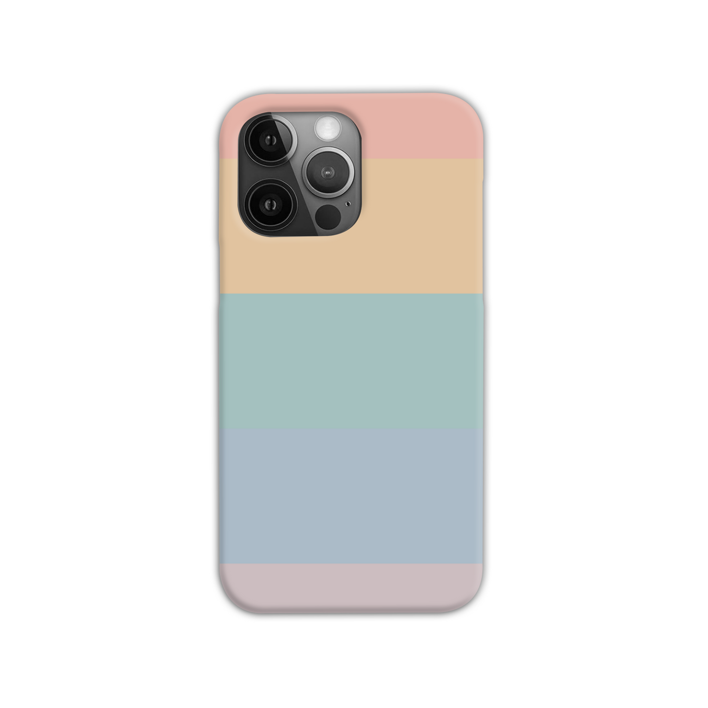 Pastel Rainbow Stripe Slim Phone Case