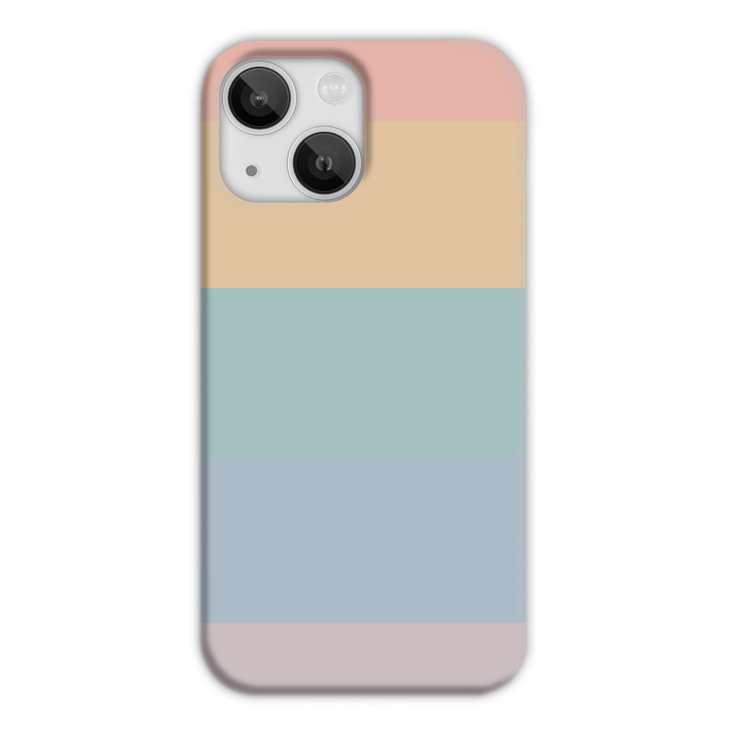 Pastel Rainbow Stripe Slim Phone Case