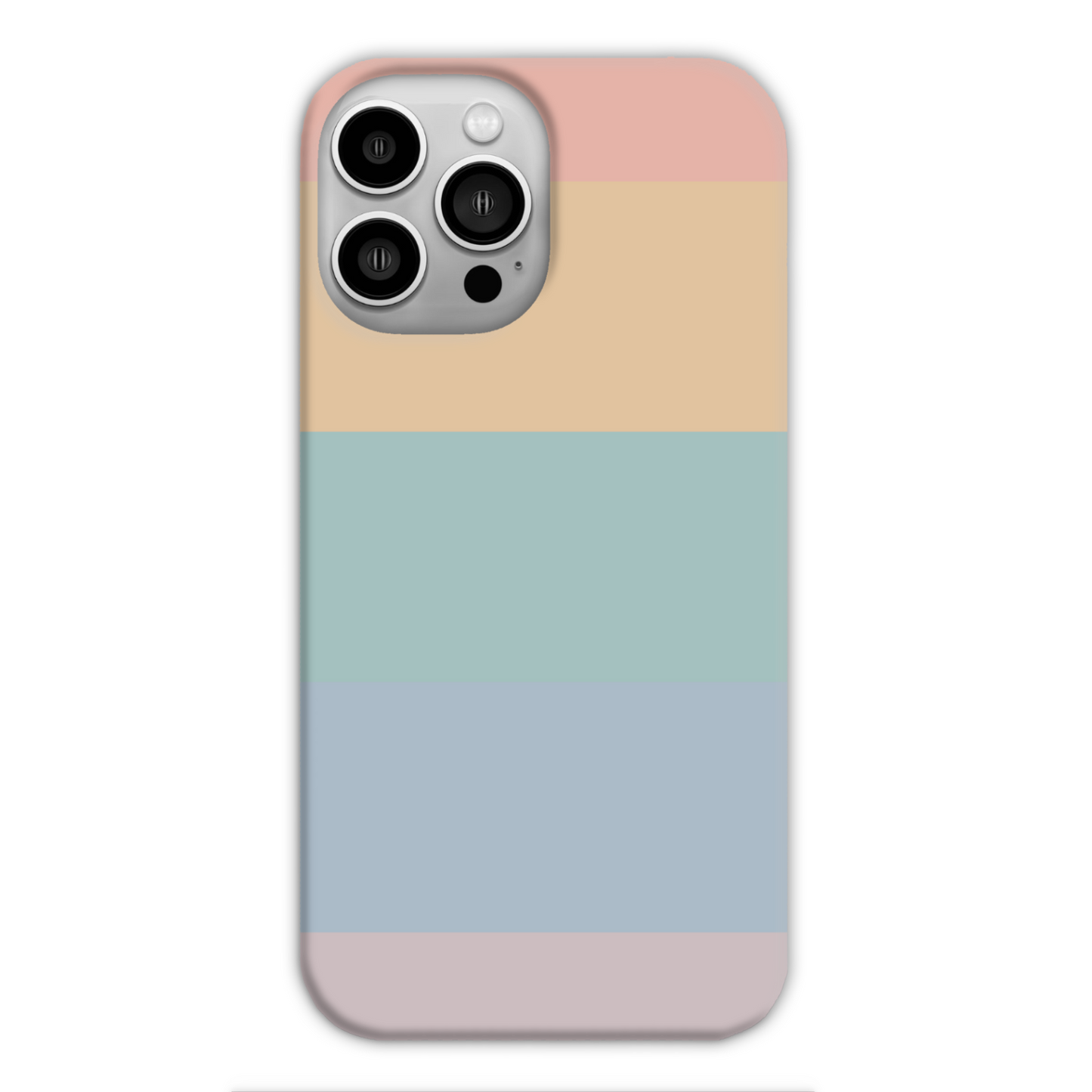 Pastel Rainbow Stripe Slim Phone Case