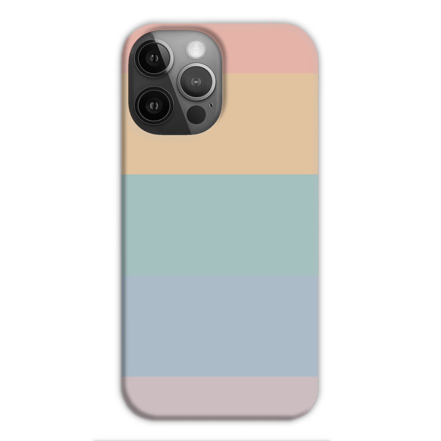 Pastel Rainbow Stripe Slim Phone Case