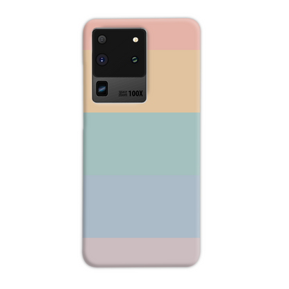 Pastel Rainbow Stripe Slim Phone Case