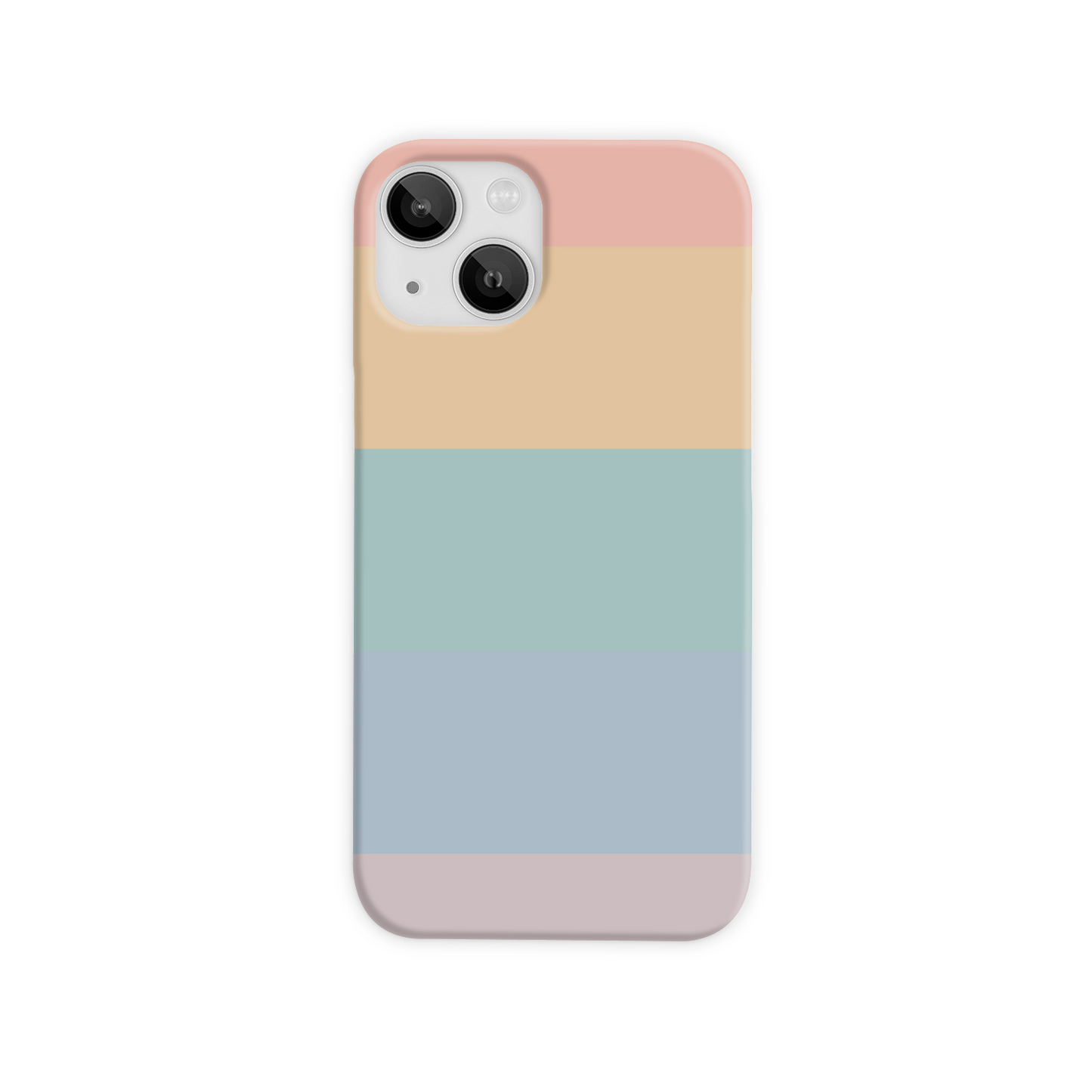 Pastel Rainbow Stripe Slim Phone Case