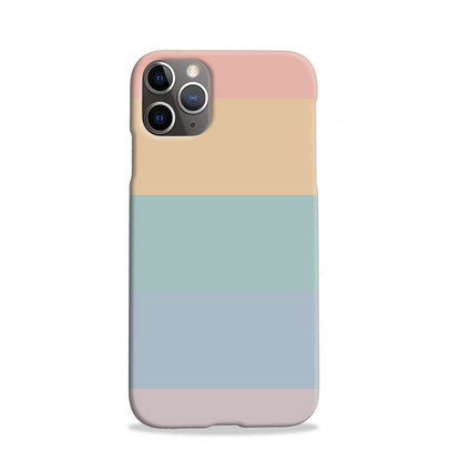 Pastel Rainbow Stripe Slim Phone Case