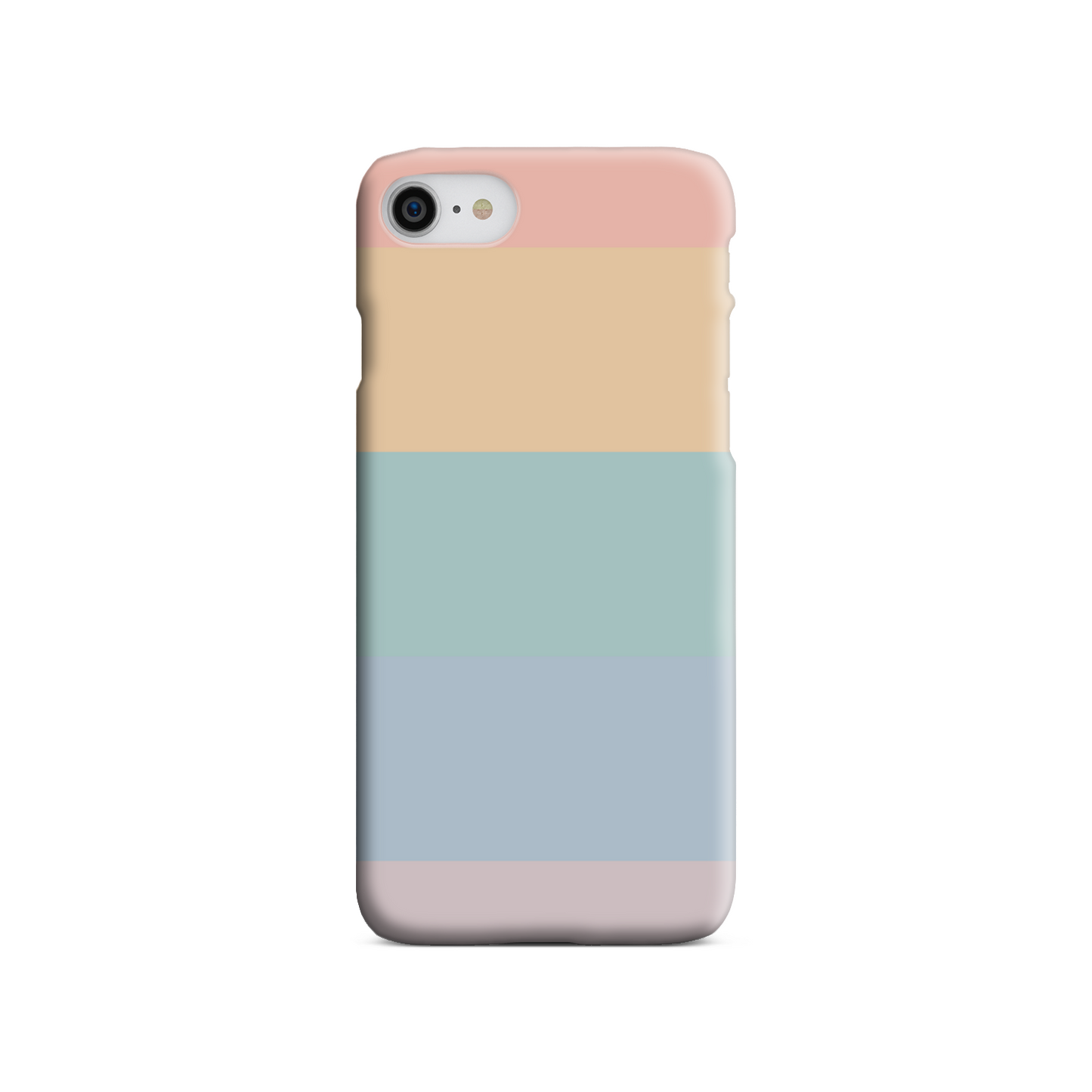 Pastel Rainbow Stripe Slim Phone Case