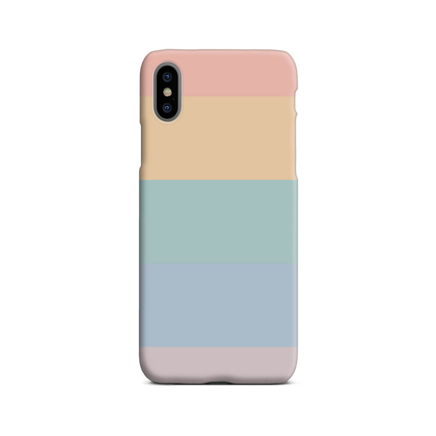 Pastel Rainbow Stripe Slim Phone Case