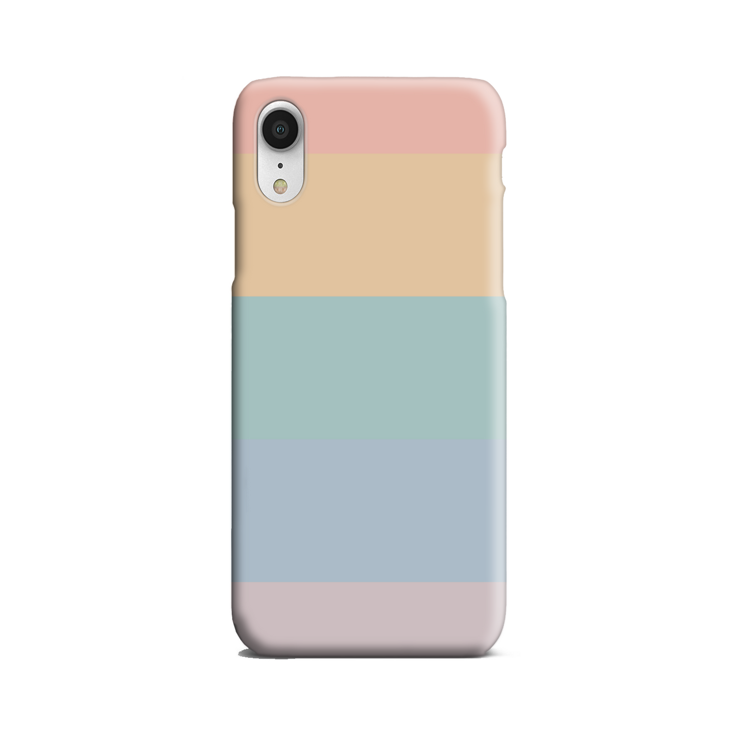 Pastel Rainbow Stripe Slim Phone Case