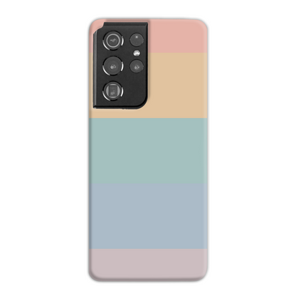 Pastel Rainbow Stripe Slim Phone Case