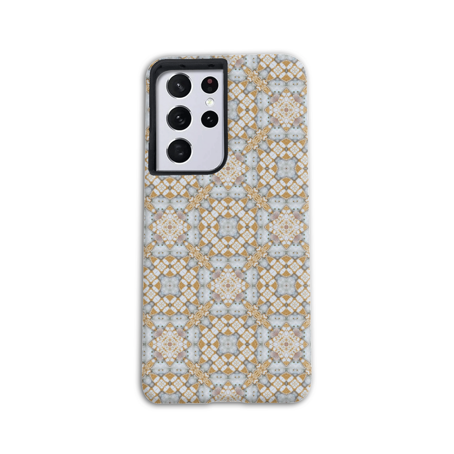 Yellow Mosaic Tough Phone Case