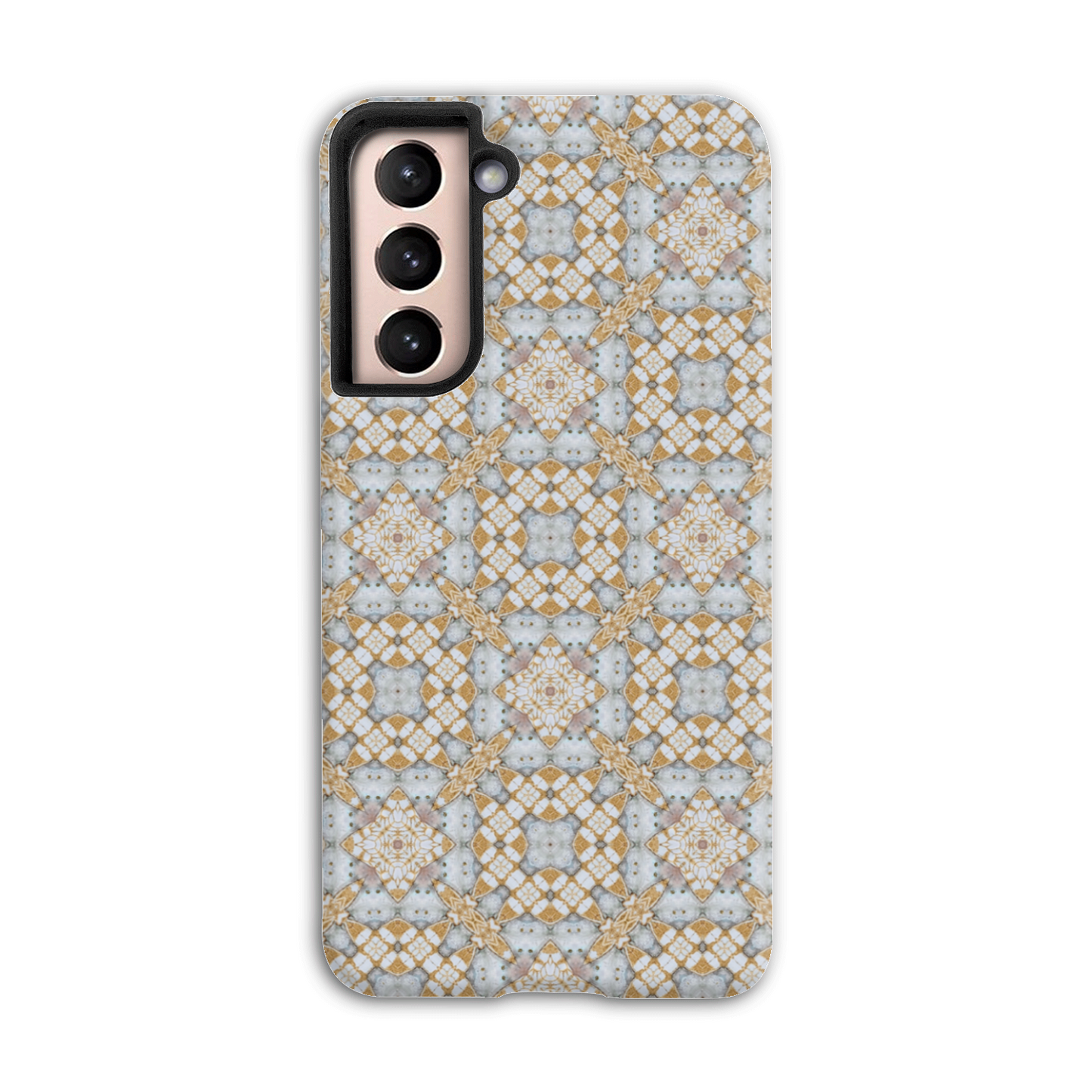 Yellow Mosaic Tough Phone Case