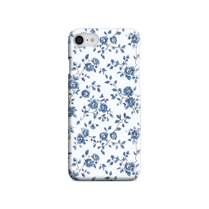 Blue Floral Tough Phone Case