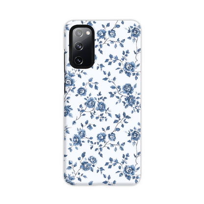 Blue Floral Tough Phone Case