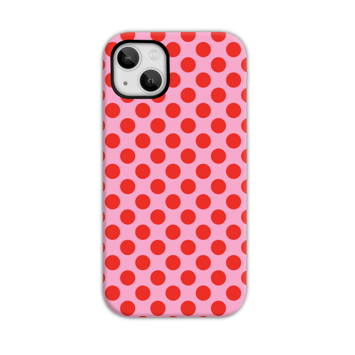 Pink and Red Spot Tough Phone Case