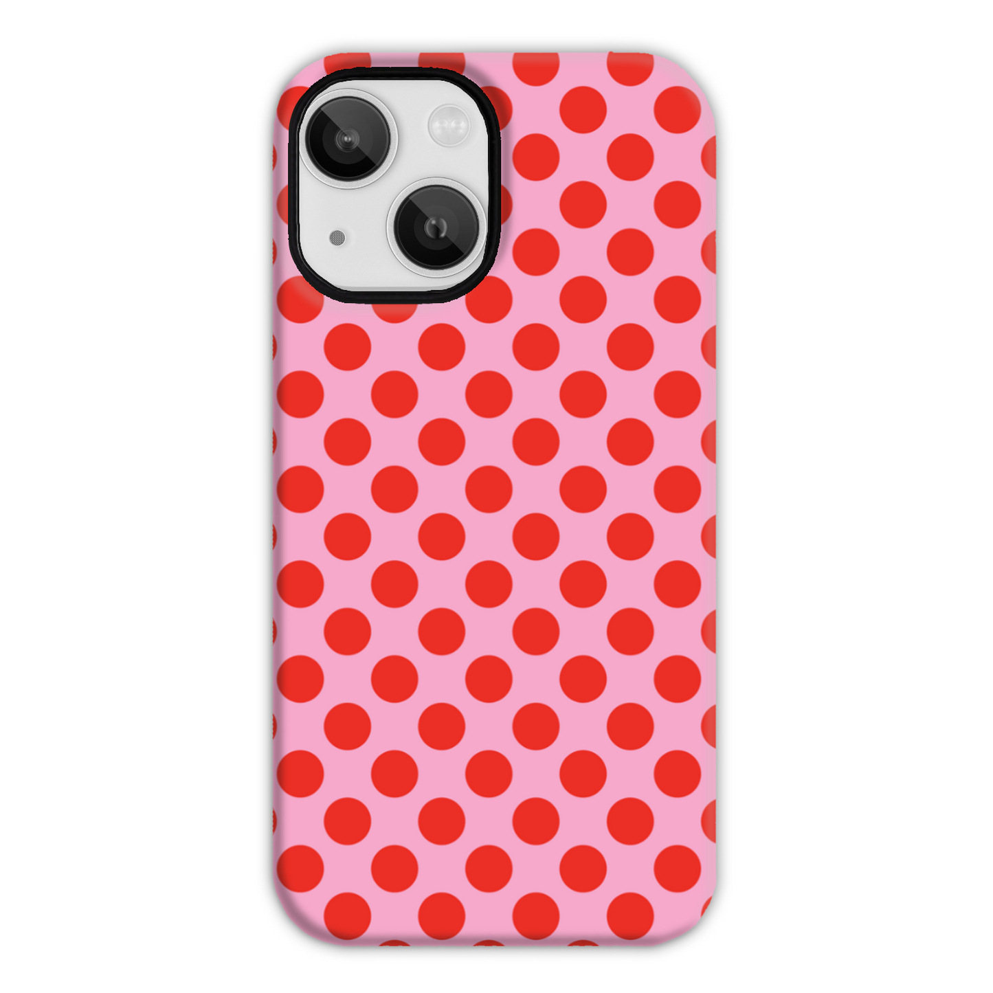Pink and Red Spot Tough Phone Case