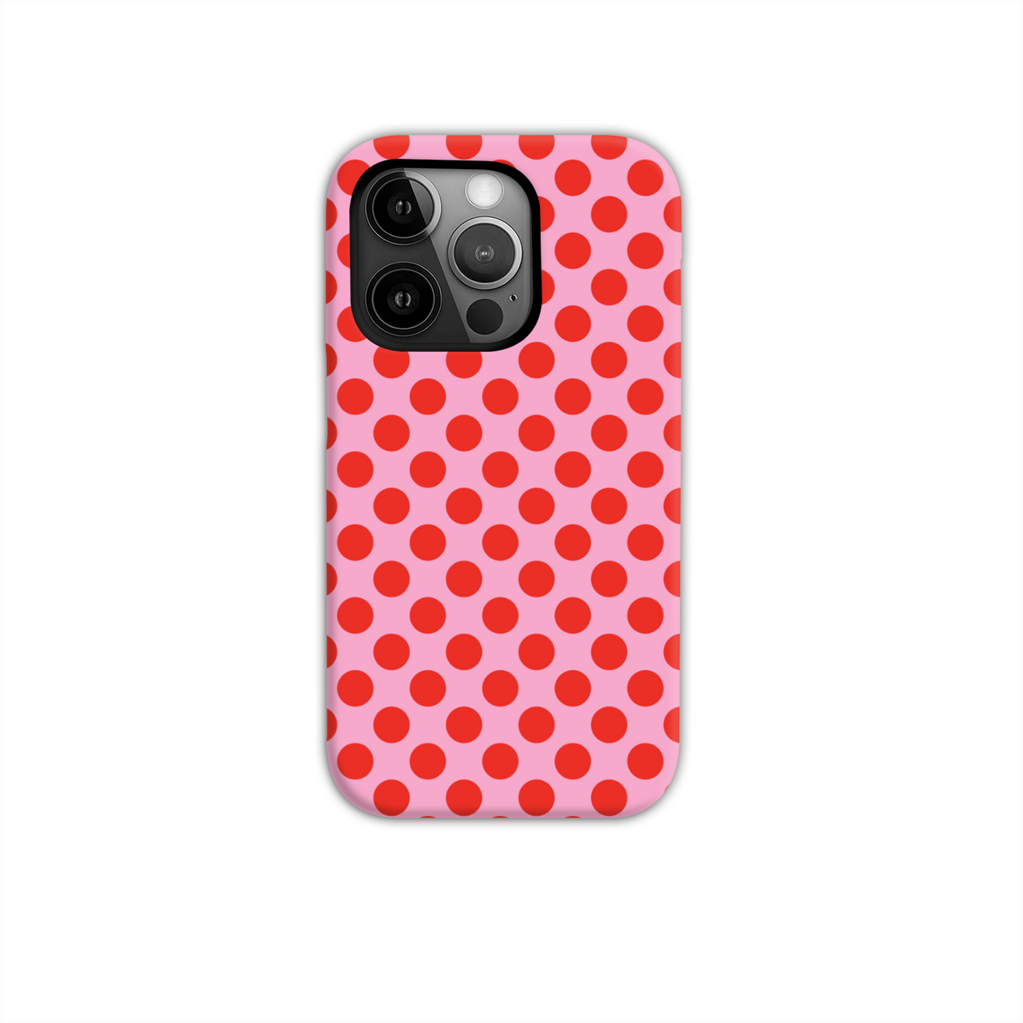Pink and Red Spot Tough Phone Case