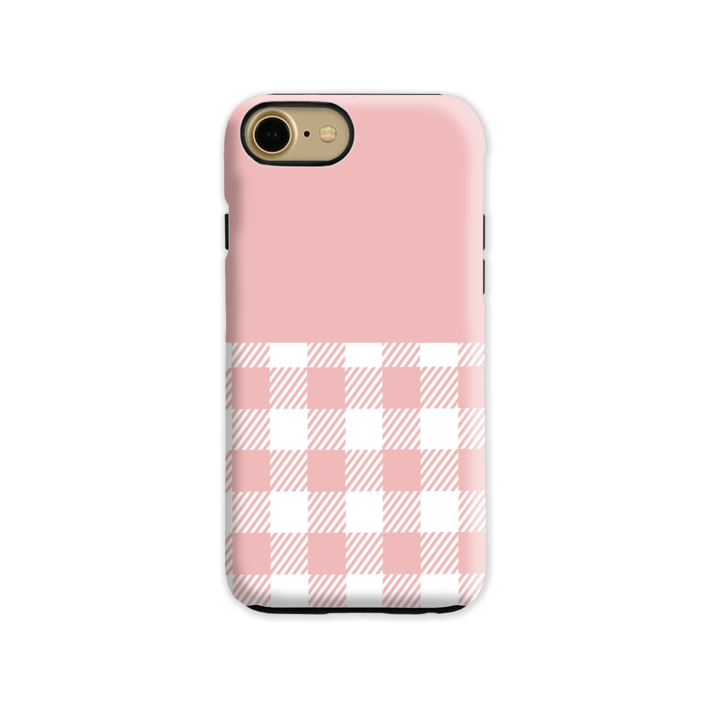 Pink Check Tough Phone Case