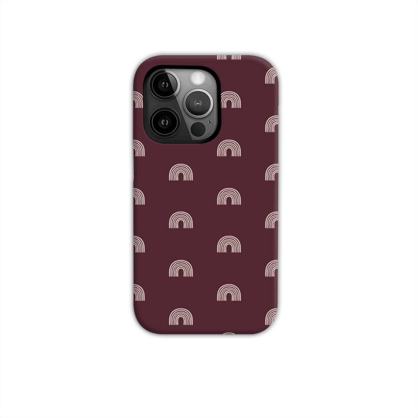 Burgundy Arches Tough Phone Case