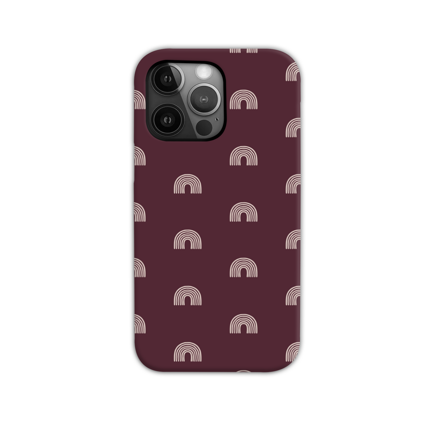 Burgundy Arches Tough Phone Case