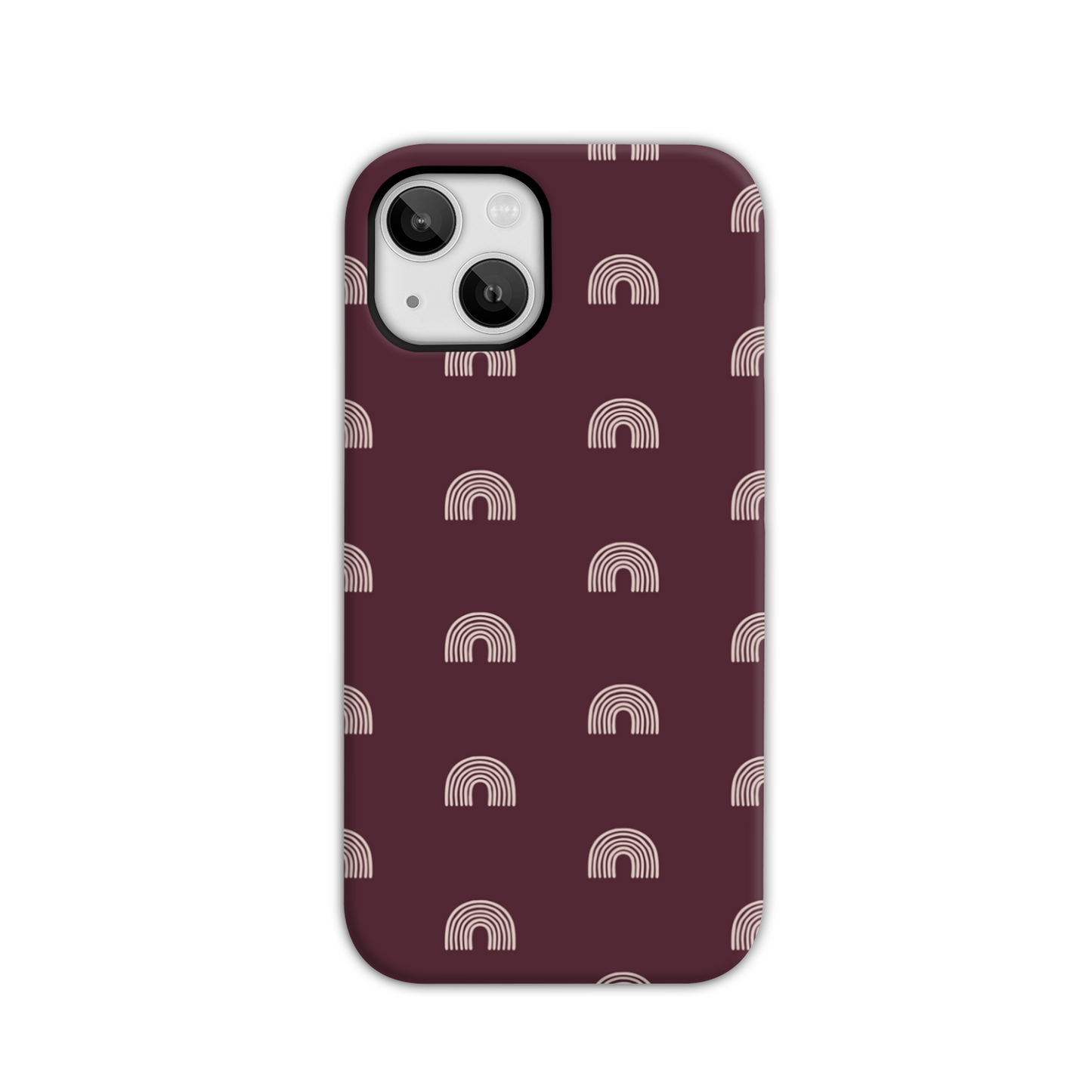 Burgundy Arches Tough Phone Case