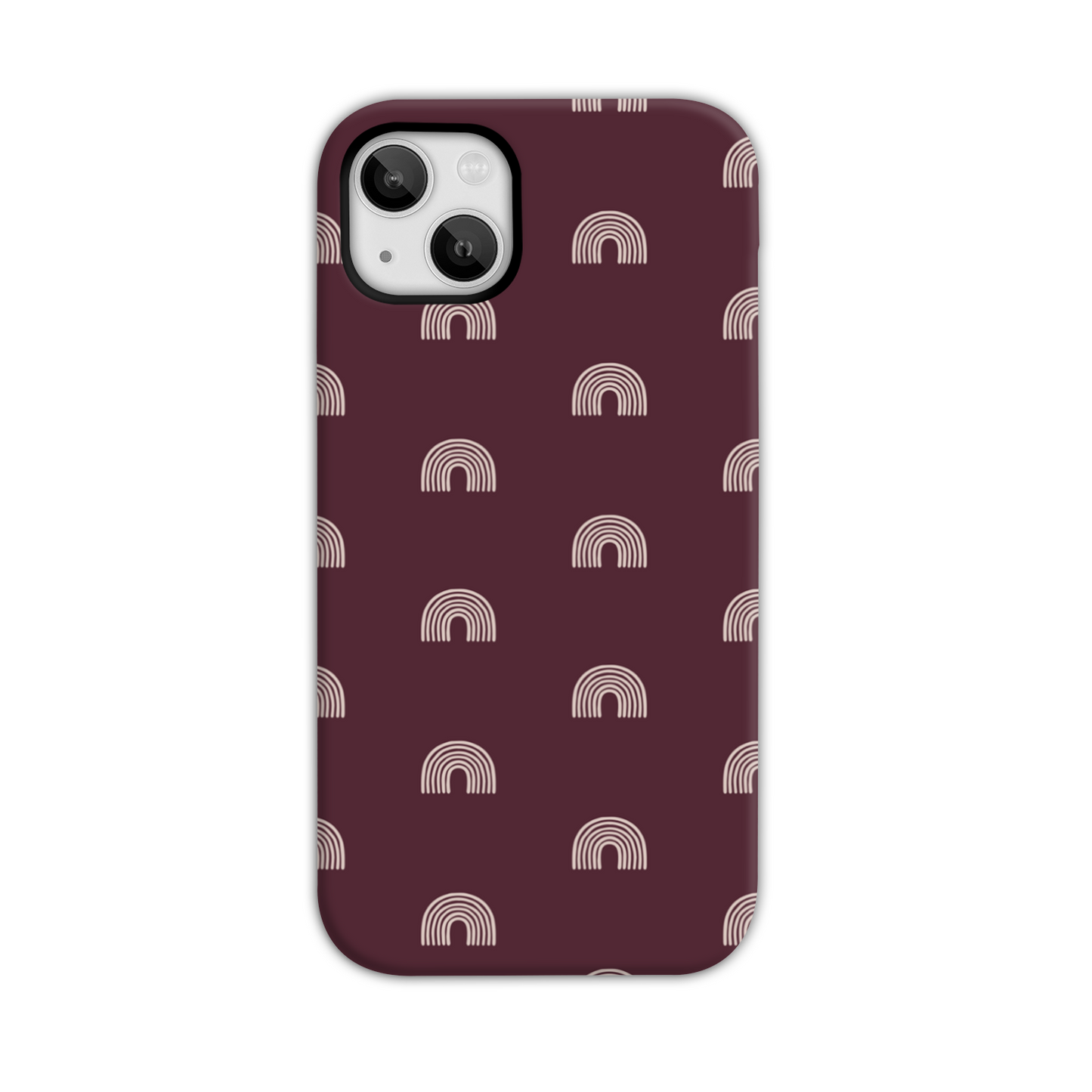 Burgundy Arches Tough Phone Case