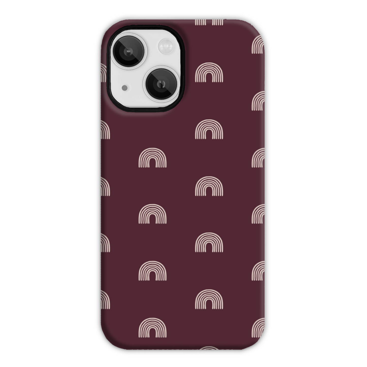 Burgundy Arches Tough Phone Case
