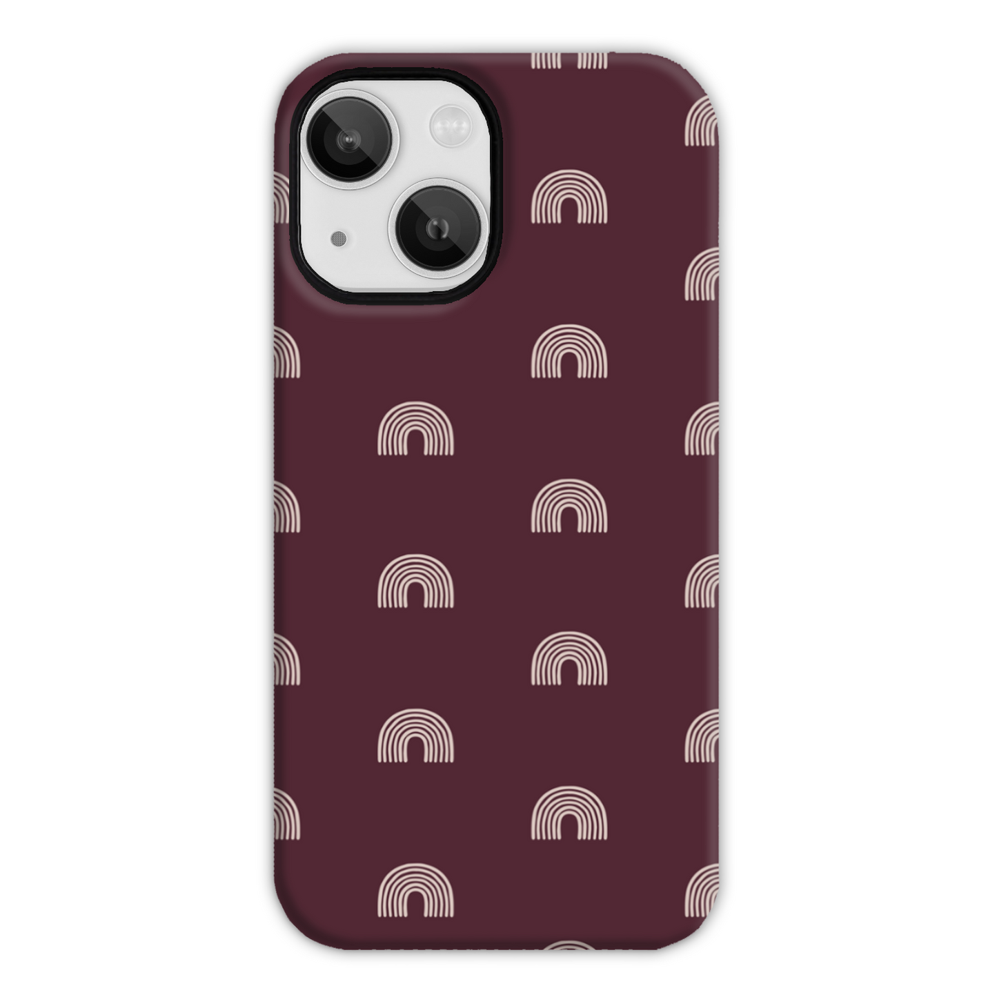 Burgundy Arches Tough Phone Case