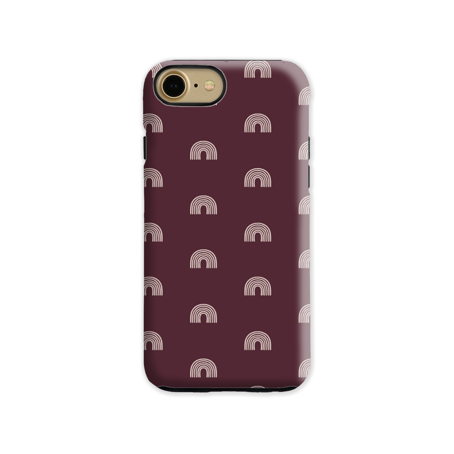 Burgundy Arches Tough Phone Case